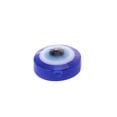 thumbnail image 4 of 100Pieces Plat Rond Mauvais Oeil Perles Perles de Lampwork en Résine 8mm Charmes Entretoise Perles pour Bracelets Collier Bijoux Artisanat Faisant Rouge, 4 of 9
