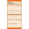 thumbnail image 4 of Trends International 2024 Large Print Wall Calendar & Push Pins, 4 of 6