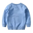 thumbnail image 3 of WIBACKER 2-7T Kids Boy Cartoon Truck Pullover Sweater Crewneck Knitted Fall Winter Sweatshirt Tops, 3 of 8