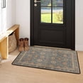 thumbnail image 4 of Washable Vintage Kitchen Mat 31"x20" Non Slip Soft Plush Low Profile Kitchen Rug, Distressed Medallion Oriental Style Sink Mat for Laundry Room Bedroom Office, 4 of 6
