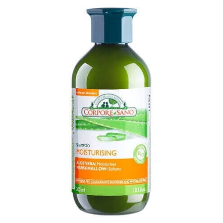 Corpore Sano Aloe Vera-Goji Moisturizing Shampoo.Certified Organic Extracts. Soft Hair. Natural. No parabens. 300ml.