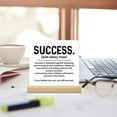 thumbnail image 3 of Inspirational Success Desk Sign Decor Success Definition Acrylic Desk Plaque Sign Home Office Decoration 4x4 Inch, 3 of 6