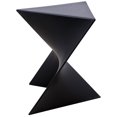 thumbnail image 2 of LeisureMod Randolph Modern Accent Vanity Stool Side and End Table, Black, 2 of 5