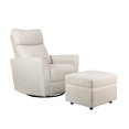 thumbnail image 4 of Second Story Home Soho Upholstered Swivel Glider- Beige, 4 of 6
