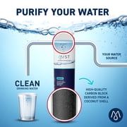 Mist Ultra Clarity Pro Refrigerator Water Filter Replacement Compatible with Bosch BORPLFTR50, BORPLFTR55, 12033030, 11032531, WFS200MF, RA450022, REPLFLTR55, 3-Pack
