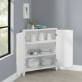 thumbnail image 6 of Crosley Furniture Roarke Stackable Corner Kitchen Storage Pantry, 6 of 13