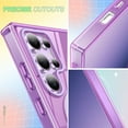 thumbnail image 7 of ELEHOLD Case for Samsung Galaxy S25 Ultra, Magnetic Front Cover Phone Case Full-Body Protection Clear Case,Darkpurple, 7 of 7