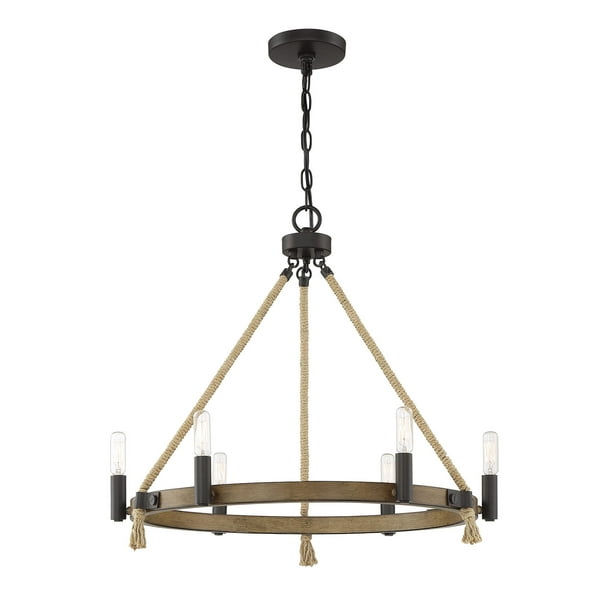 Trade Winds Lighting Tw30085 Orb 6 Light Large Rustic Farmhouse Wagon Wheel Chandelier Round Kitchen Island English Bronze Accents Reclaimed Wood Style Finish Com Trade Winds Lighting Tw30085 Orb 6, Large Wooden Wagon Wheel Chandelier