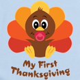 thumbnail image 2 of CafePress - My 1St Thanksgiving Long Sleeve Infant Bodysuit - Long Sleeve Cotton Baby Bodysuit, 2 of 4