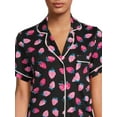 thumbnail image 4 of Secret Treasures Women's and Women's Plus Size Top and Shorts Pajama Set, 2-Piece, 4 of 5