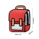 thumbnail image 2 of Mochila para la escuela primaria, gran capacidad, de doble hombro multifuncional, grados 3-6 B, 2 of 7