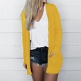 thumbnail image 2 of JUNWELL Cardigan for Women Women‘s Summer Long Sleeve Lightweight Sweaters Cardigans Fall Oversized Open Front Cardigans Coat with Pockets, 2 of 5
