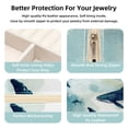 thumbnail image 3 of Whale Travel Portable Square Jewelry Box for Rings Earrings Necklaces Bracelets Girls Women Display Case Holder Organizer Stand Storage Box, 3 of 6