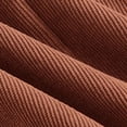 thumbnail image 5 of Womens Corduroy Straight Leg Pants, Elastic Back Waist Loose Casual Trousers with Pockets, Business Casual Office Work Daily Wear | VerBelle,Coffee L, 5 of 8