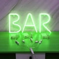 thumbnail image 5 of Letter Neon Lights, LED Neon Night Light Neon Lights Wall Decorative Night Light for Kids Bedroom Battery USB Operated Green, 5 of 8