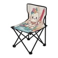 thumbnail image 2 of WOBOGO A Cute Marshmallow Man Camping Chair Convenient Four Corner Backrest Folding Stool Can Hold Up to 220lbs, 2 of 8
