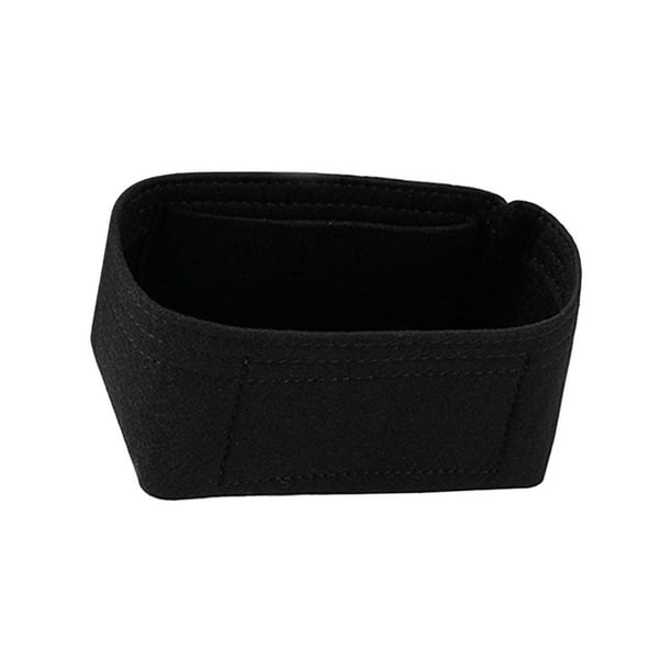 Bolso de mano con forro moldeador, bolsa de tela de fieltro interior, estuche de almacenamiento, bolsa de maquillaje multifuncional duradera, forro