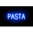 thumbnail image 1 of SpellBrite PASTA LED Sign for Business. 21.2" x 6.3" Blue PASTA Sign Has Neon Sign Look With Energy Efficient LED Light Source. Visible from 500+ Feet, 8 Animation Settings., 1 of 4
