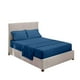 thumbnail image 3 of Juego de ropa de cama para el hogar Sábana de cama Funda de colchón Funda de almohada Juego de ropa de cama de poliéster de color sólido, Azul marino, Rey, 4pcs / set Eigraketly HA6267-39B, 3 of 7