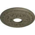 thumbnail image 3 of Ekena Millwork 15 3/8"OD x 4 1/4"ID x 1 1/2"P Baltimore Ceiling Medallion (Fits Canopies up to 5 1/2"), Hand-Painted Spartan Stone, 3 of 6