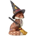 thumbnail image 3 of Jim Shore Halloween Mini Fox in Witch's Hat Resin Figurine New with Box, 3 of 4