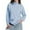 Blue, variant on Women's Oversized Turtleneck Knit Pullover Sweater â Soft High Neck Long Sleeve with Split Hem, Loose Fit Casual Fall Winter Jumper Top