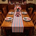 thumbnail image 7 of Stars American Flag 4th of July Table Runner, Memorial Day Kitchen Dining Table Decoration for Home Party Decor, 7 of 7
