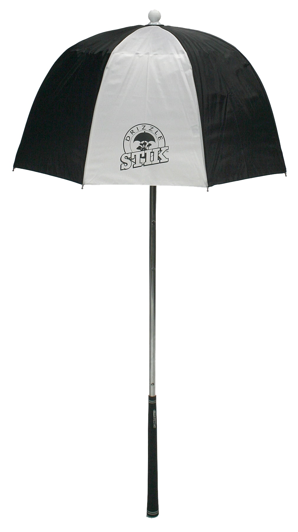 DrizzleStik Flex- Golf Gear Umbrella (Black/White)