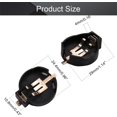 thumbnail image 2 of HUGFEGWE 4Pcs CR/LIR2450 Horizontal Coin Button Battery Holder Container Case CJB91-112557, 2 of 8