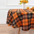 thumbnail image 3 of Halloween Tablecloth, Halloween Table Cloth Waterproof, Halloween Kitchen Table Decor for Dining Holiday Party 60x60 Inch Round, 3 of 5