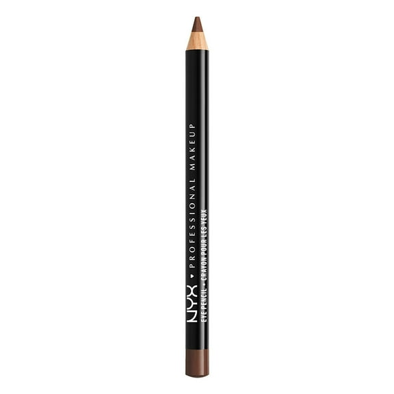 NYX Professional Makeup Slim Eye Pencil, Creamy longwear eyeliner, Dark Brown