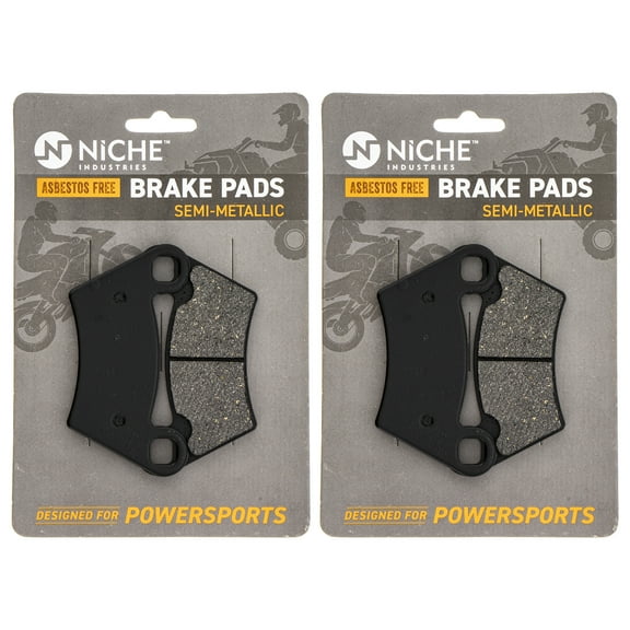 Niche Semi-Metallic Brake Pad Set for Polaris RZR Ranger 800 1910672 UTV 519-KPA2223D