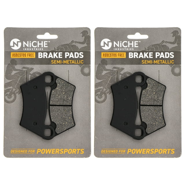 Niche Semi-Metallic Brake Pad Set for Polaris RZR Ranger 800 1910672 UTV 519-KPA2223D