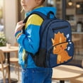 thumbnail image 2 of KUIFORTI Dinosaur Print Toddler Backpack Boys Kids School Bag with Side Pockets Adjustable Straps Lightweight for Preschool Kindergarten Back to School Gifts, 2 of 7
