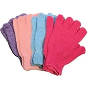 Daylee Naturals Exfoliating Bath Gloves 4 Pairs