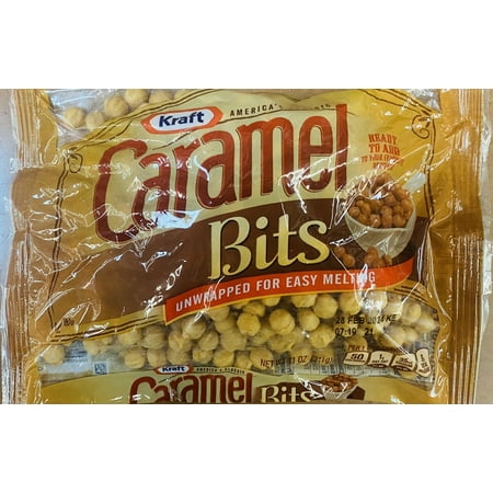 Kraft America s Classic Unwrapped Candy Caramel Bits for Easy Melting 11 oz Bag