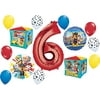 Paw Patrol Party Supplies Yelp for HELP 6th Birthday Balloon Bouquet Decorations