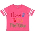 thumbnail image 3 of Inktastic I Love My Memaw Girls Toddler T-Shirt, 3 of 5