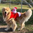 thumbnail image 6 of Bifavgk Santa Dog Costume, Dog Christmas Outfit, Santa Rider Costume, 6 of 10