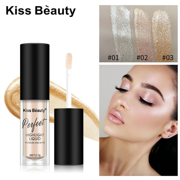 Liquid Foundation Contour Highlighter High Gloss Concealer Brightening Skin Makeup