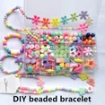 thumbnail image 2 of DIY 320PCS Clay Beads 15 Styles Flower Letter Beads Soft Beads For Women Girls Jewelry Making, DIY Bracelet Necklace Earring Accessories With 5m Crystal Elastic String Gong Bohan unisex, 2 of 2