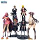 thumbnail image 2 of Personajes de Anime de One Piece, Luffy, Robin, Zoro, Sanji Modelo de estatua hecho a mano, figura móvil, adornos, juguetes decorativos, 2 of 5