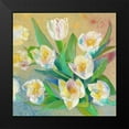 thumbnail image 2 of Botman, Loes 15x15 Black Modern Framed Museum Art Print Titled - Weisse Tulpen 2, 2 of 5