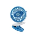 thumbnail image 1 of Matsuzay Mini ventilador portátil de 360 ​​° con clip USB recargable en el escritorio, enfriador de viaje, azul y negro Electrodomésticos Azul Matsuzay HA023943-02, 1 of 4