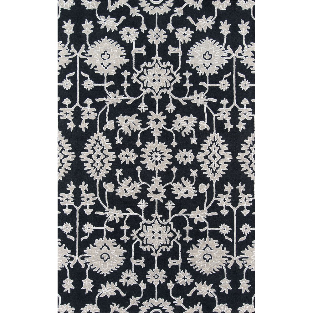 Momeni Valencia Hand Tufted Wool and Viscose Charcoal Area Rug 9' X 12
