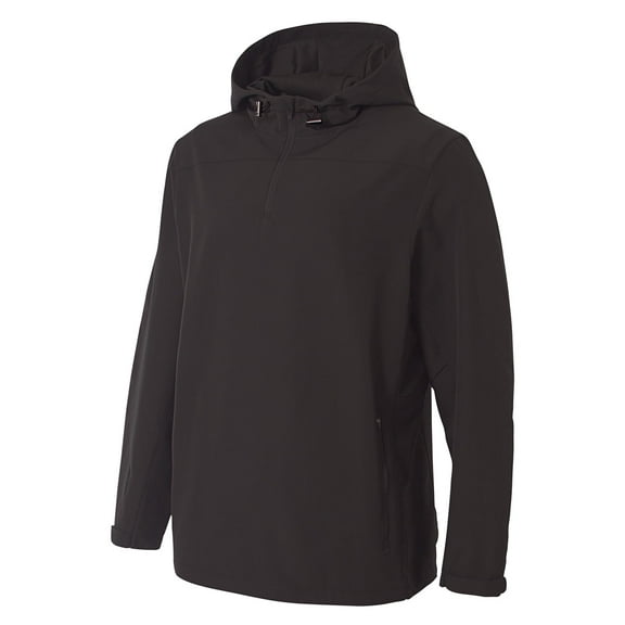 A4 Force 1/4 Zip Windbreaker For Men in Black | N4263