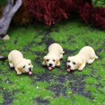 thumbnail image 6 of Holzlrgus Mini Golden Retriever Puppy Miniature Mini Animal Figurines Fairy Garden Miniature Moss Landscape DIY Terrarium Crafts Ornament Accessories for Home DéCor (Set of 8), 6 of 7