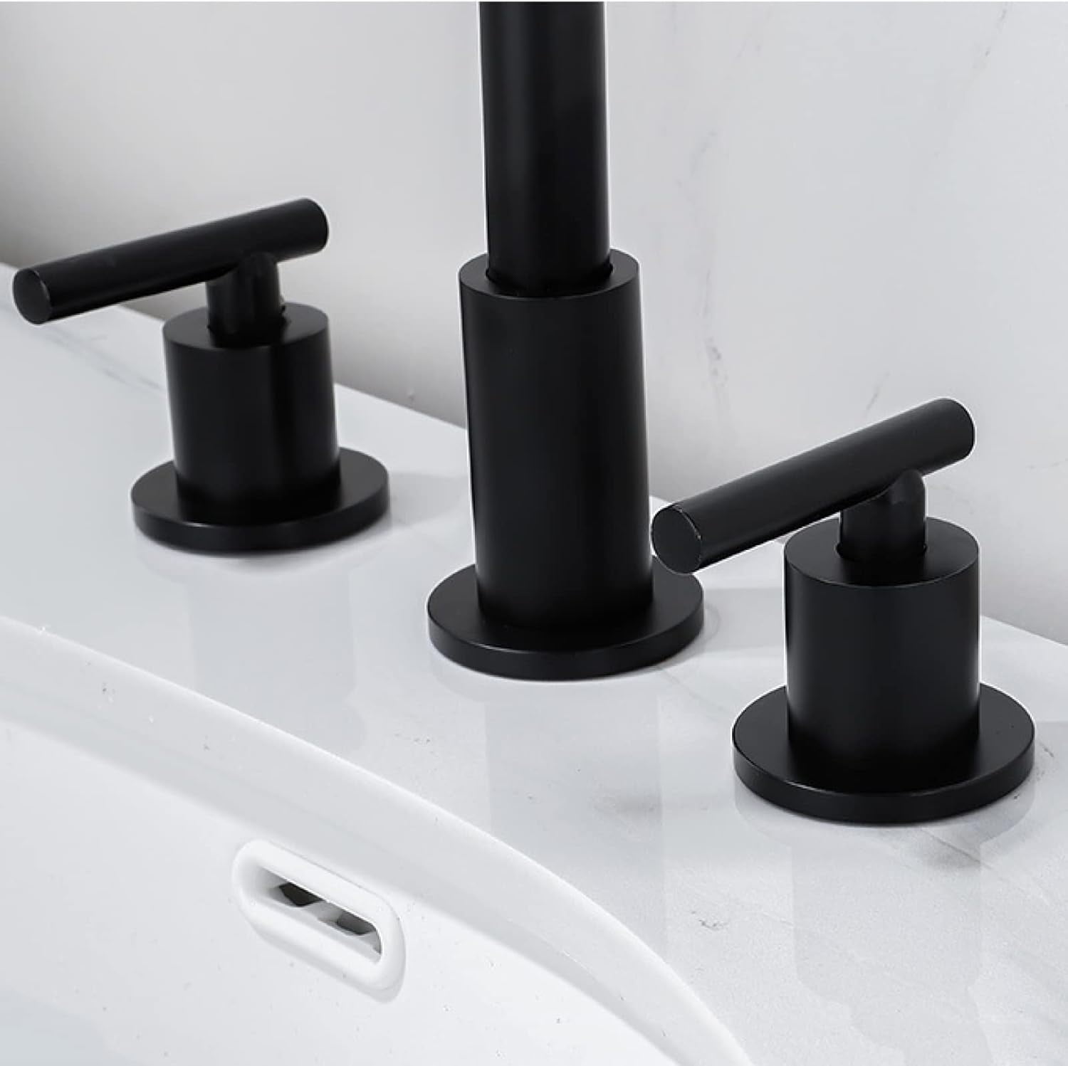 Vintage Bathroom Faucet, 360 Degree Swivel Spout Bathroom Sink Faucet, Bathroom Vanity Faucets Three Hole, Brass Faucet Bathroom, Double Handles Bathroom Sink Faucet, Gold