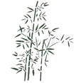 thumbnail image 1 of 3x Bamboo Leaf Pattern Wall Painting Stencil Pattern art of home Decor, 1 of 3