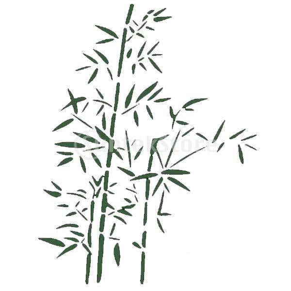 3x Bamboo Leaf Pattern Wall Painting Stencil Pattern art of home Decor